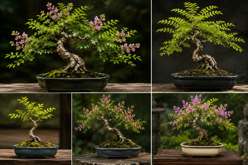 Rare false indigo tree bonsai - indigo,
